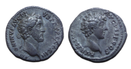 Antoninus Pius - denarius Keerzijde MARCUS AURELIUS dynastische uitgave SCHAARS (MA2637) Antoninus Pius - denarius Keerzijde MARCUS AURELIUS dynastische uitgave SCHAARS (MA2637)